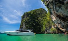 Phang Nga Bay Day Trip to Panak and James Bond Island by Speedboat from Phuket by Bangtao Beach Bar