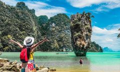 Island and Beach Tour from Phuket by Fishing Boat and Canoe by Bangtao Beach Bar