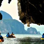 Phang Nga Bay Sea Cave Canoeing Tour by Longtail Boat from Phuket by Bangtao Beach Bar