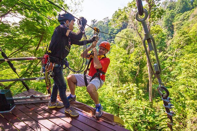 Best Ziplines Adventure 30 platforms with free transfer by Bangtao Beach Bar Best Ziplines Adventure 30 platforms with free transfer - 4WD Tours