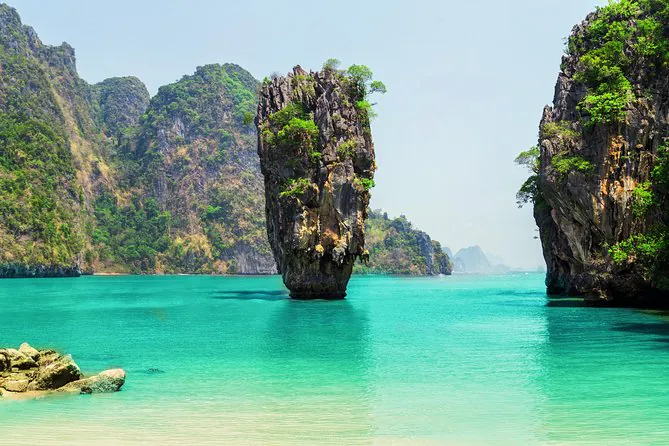 James Bond Island with Big Boat James Bond Island with Big Boat