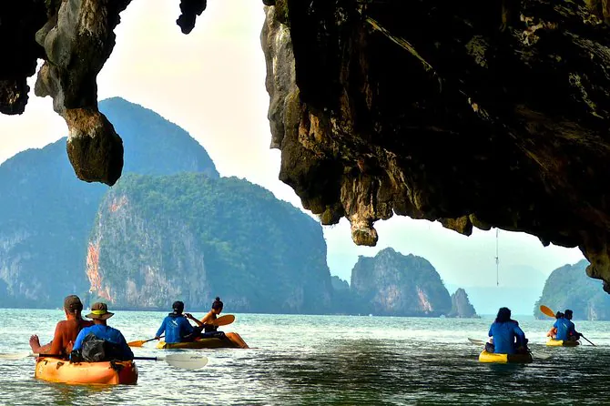 Phang Nga Bay Sea Cave Canoeing Tour by Longtail Boat from Phuket by Bangtao Beach Bar Phang Nga Bay Sea Cave Canoeing Tour by Longtail Boat from Phuket by Bangtao Beach Bar